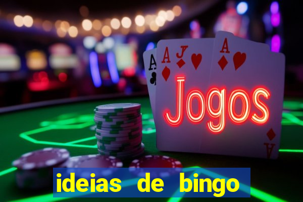 ideias de bingo para o natal